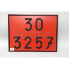 Placa Número ONU 30 3257